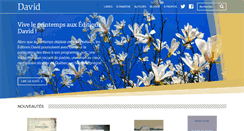 Desktop Screenshot of editionsdavid.com